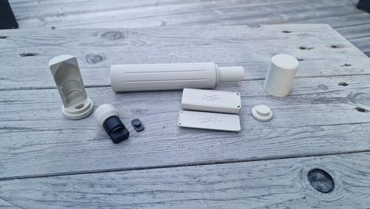 Fishing Reel Kit - including (LED) bobber and tackle boxes