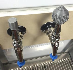 Threaded beer tap handle inserts