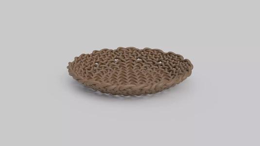 Wicker plate