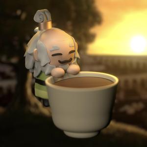 Uncle Iroh Tea Bag Holder