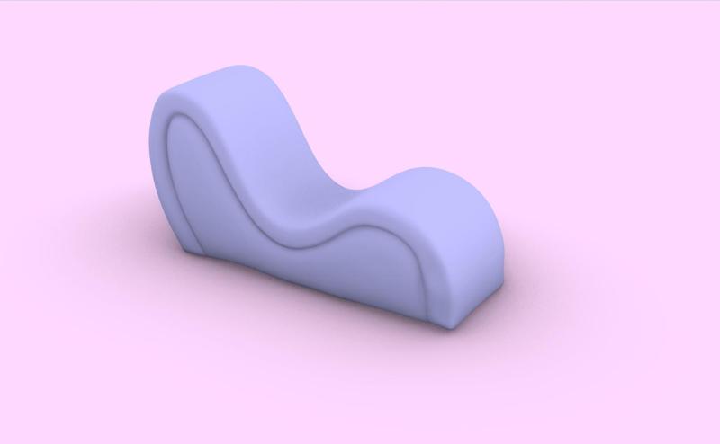 🛋️ Tantric Dollhouse Armchair - Scale 1/6 (30 cm)