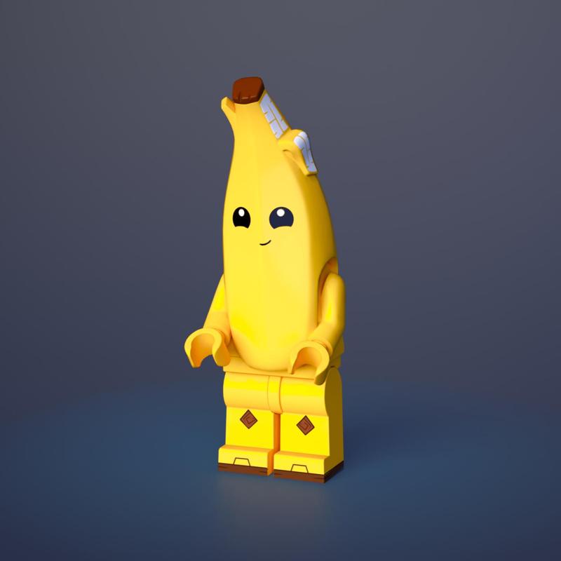 Fortnite Peely brick banana figurine Fortnite Peely brick Banana
