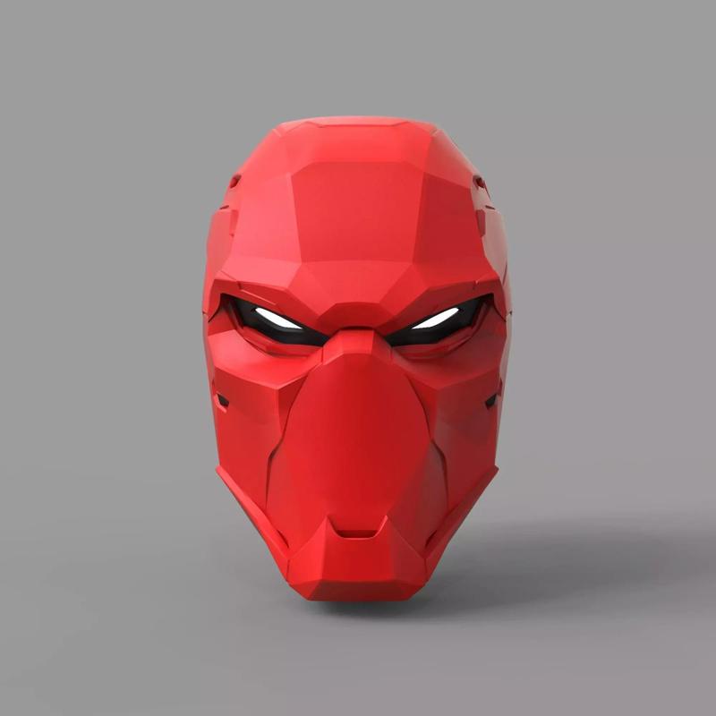 Red Hood Gotham Knights Metal Variation 2 Wearable Helmet