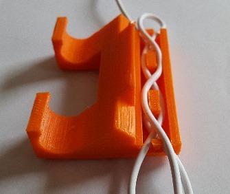 Phone Stand with Cable Trench