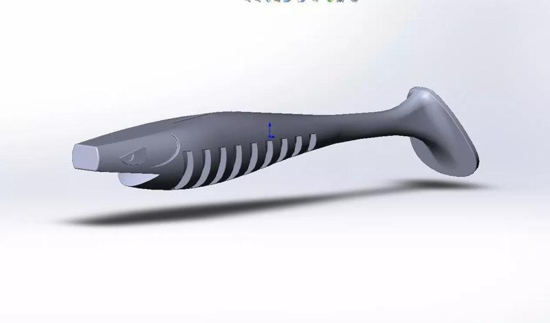 Replica Pig Shad 6 inches Solid Work 3D printable model