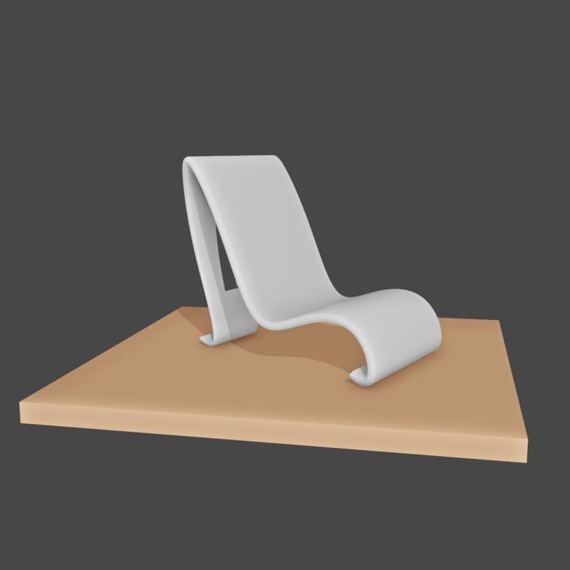 3D model of Chair for 3D Printing