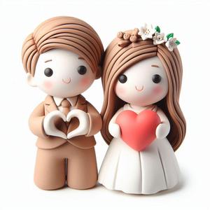 Cute Boy and Girl 3D Print – Valentine’s Day Special Couple Figurine, Romantic Gift Model