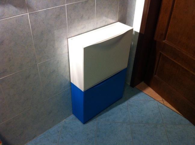 Ikea Trones shoe storage cabinets adhesive mount plate