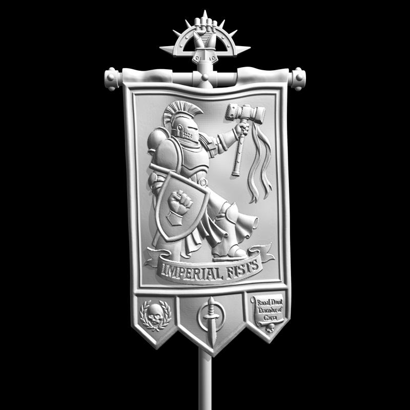 Fists of the emperor banner Imperial Hero