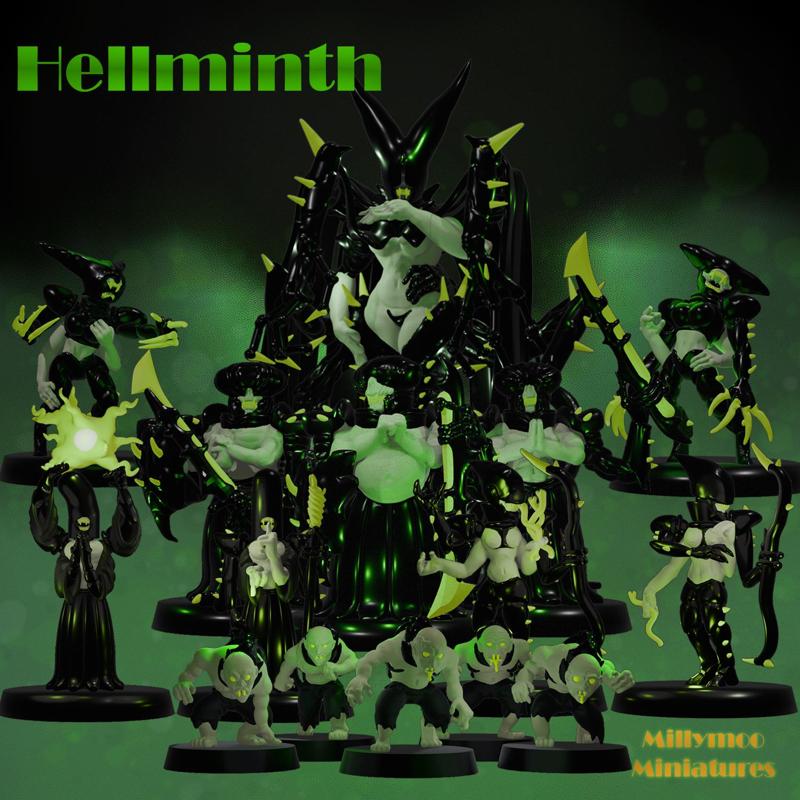 Magnagothica Maleghast: Hellminth Full Faction Bundle