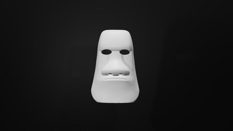 Moai Cosplay Full Face Mask-Moai Mask