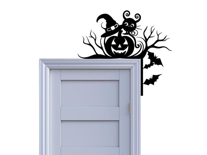 Halloween Door Corner