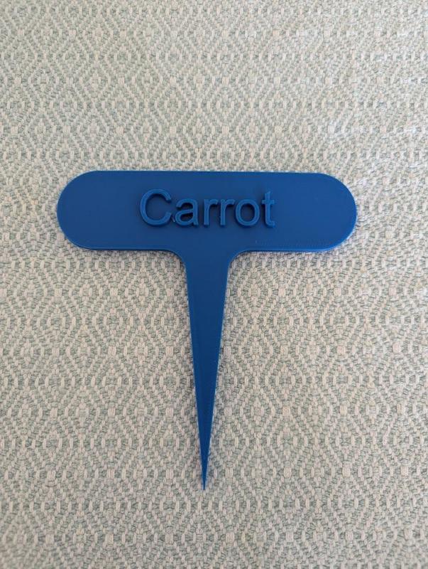 Carrot Plant Marker / Stake / Stick