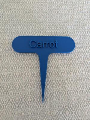 Carrot Plant Marker / Stake / Stick