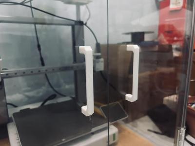 Acrylic door handle