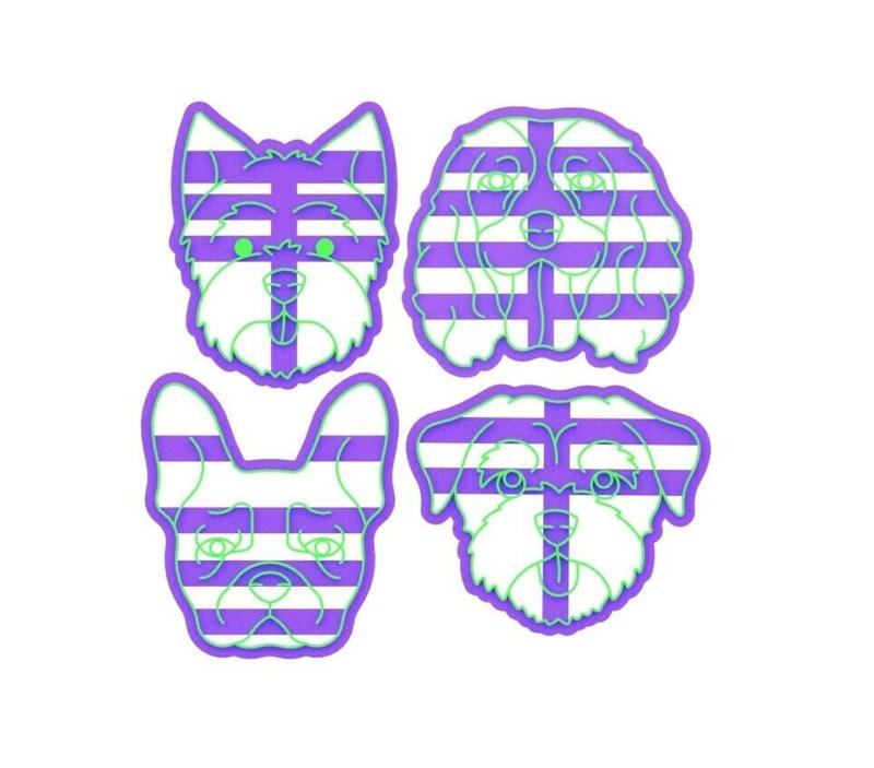 Set X 4 Dogs Cookie cutter - Set X 4 Dogs Cookie cutter