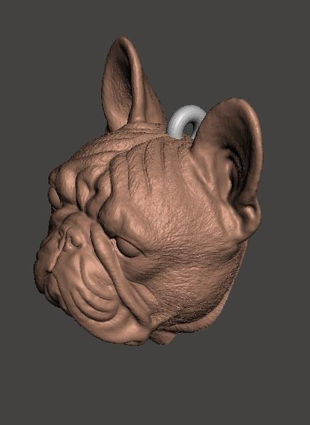 french bulldog keychain