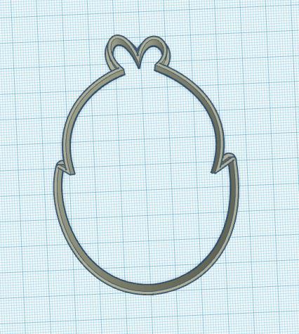 easter chick cookie cutter