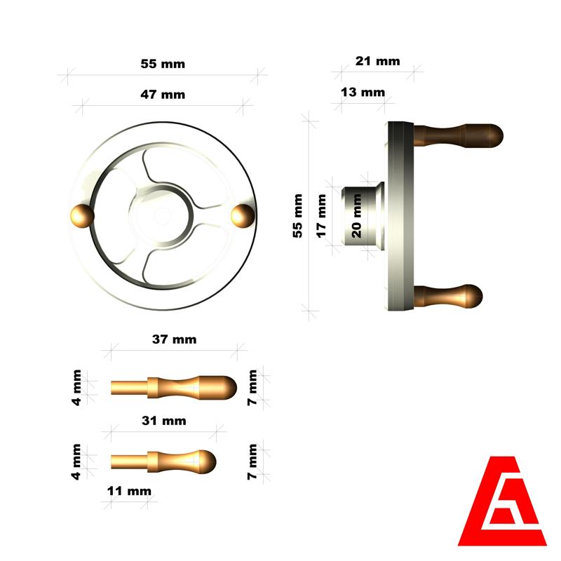 AC handwheel 55x21mm