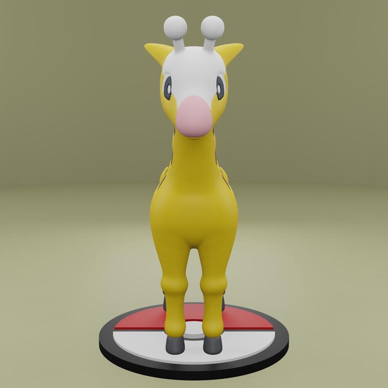 Pokemon No. 203 Girafarig
