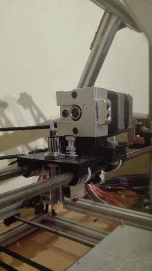 Bulldog extruder assembly - X carriage + mount