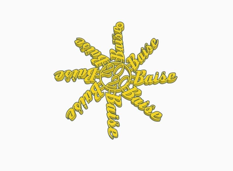 Baise 2020 French Christmas Ornament