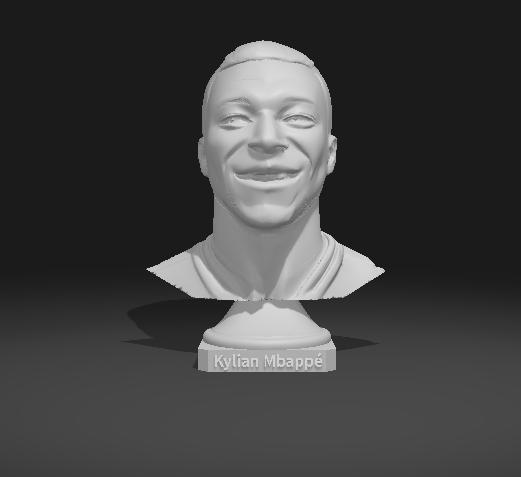 Kylian Mbappé Premium Statue