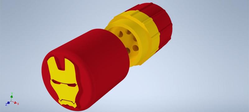 WEED GRINDER + SAVE WEED FILTERS IRON MAN