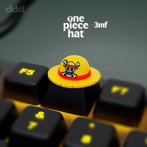 One Piece Luffy Straw Hat Skull Keycap  Artisan Keycap STL  3MF