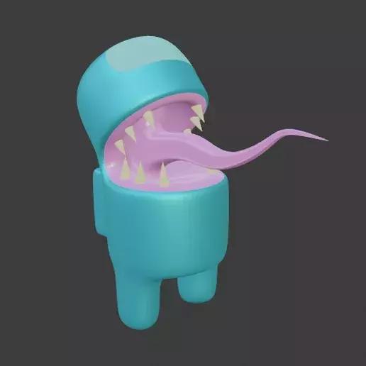 Among us -  impostor monster