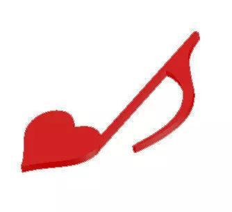 Nota Musicale Cuore San Valentino
