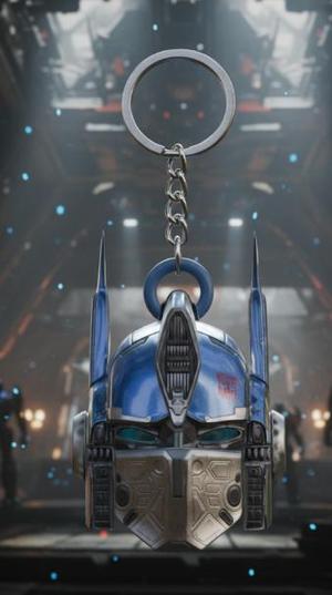 Optimus Prime Head Keychain - Autobot Leader Design - Transformers - Ready to Print