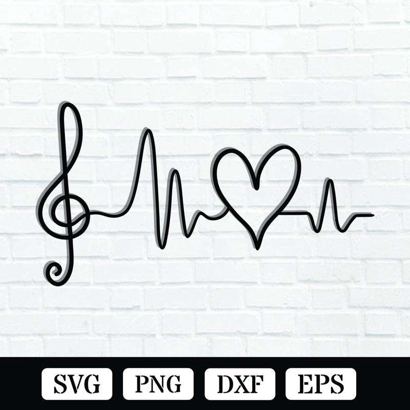 Music Metal Wall Art Laser Cut Files