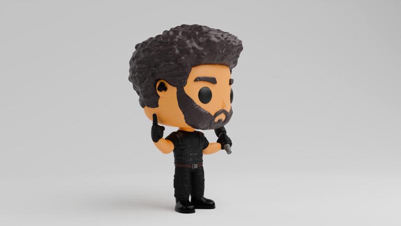 The Weeknd Funko pop from sofi stadium live concert