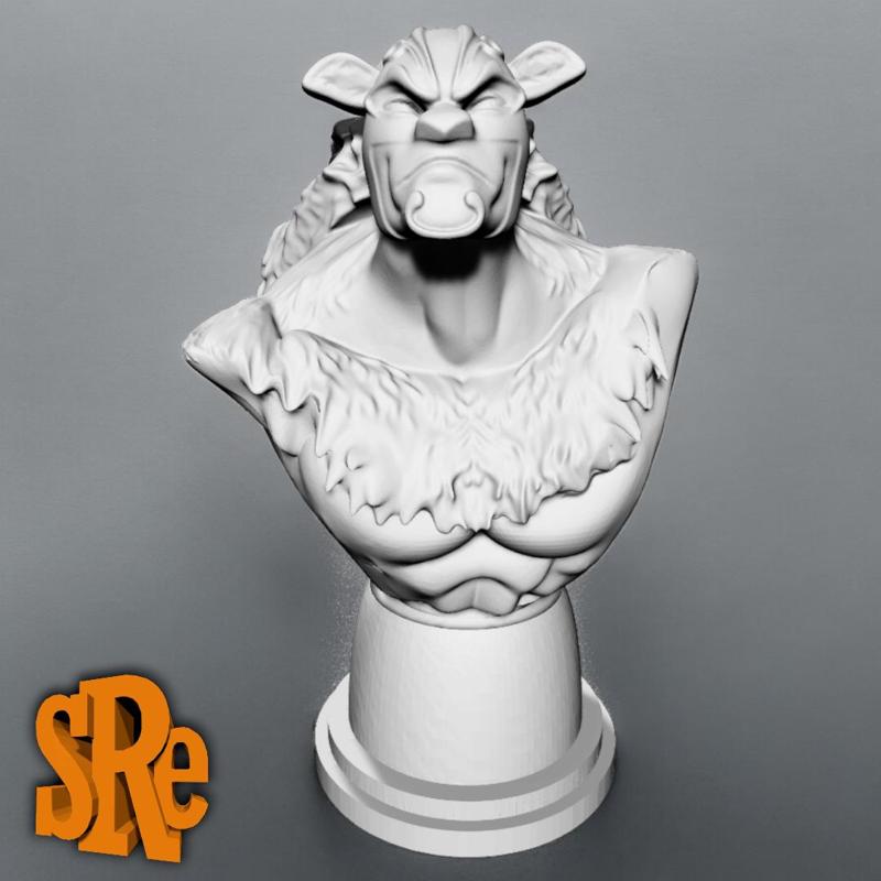 Lucci Leopard Bust Rob Lucci One Piece