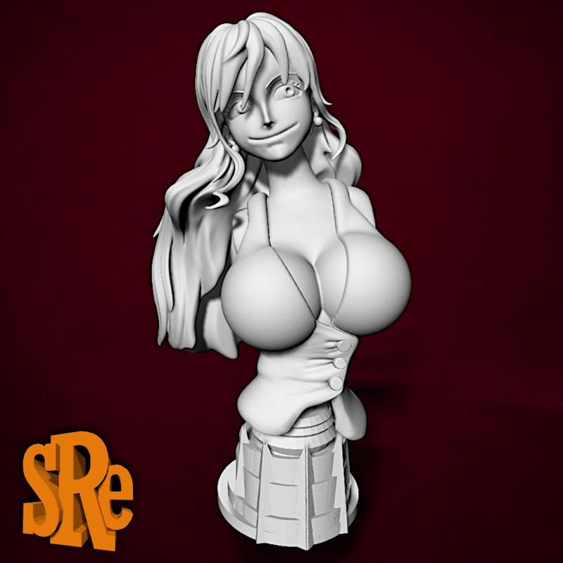 Nami Luffy Outfit Bust - One Piece