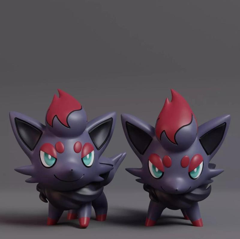 Pokemon - Zorua with 2 poses