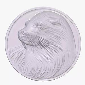 Sealion 4 basrelief for 3D printing