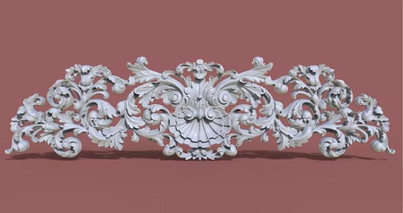 Furniture wood carving file stl for 3D print model TE55