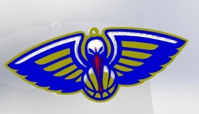 New Orleans Pelicans Key Chain