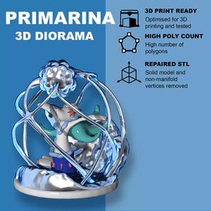 Pokemon - Primarina diorama