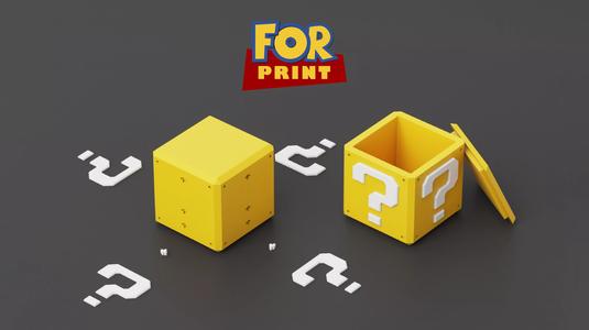 MARIO BROS - Mistery box - Question Mark Box