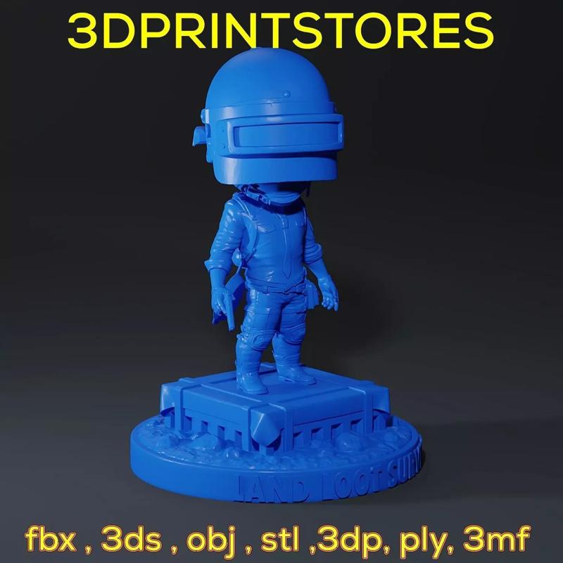 PUBG Bobblehead ready to 3dprint