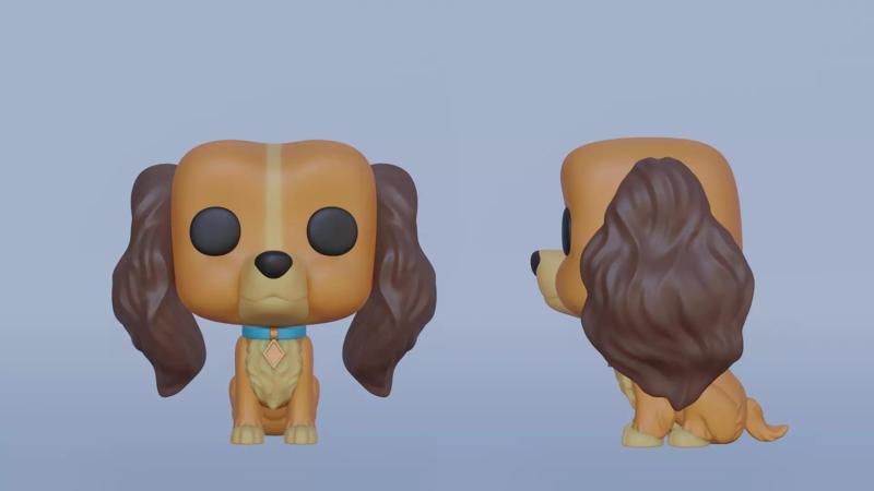 Printable Lady Funko from Lady and the Tramp