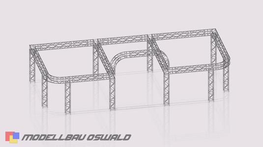 1:18 Moss - Truss 4 point truss exhibition stand ZSB1000