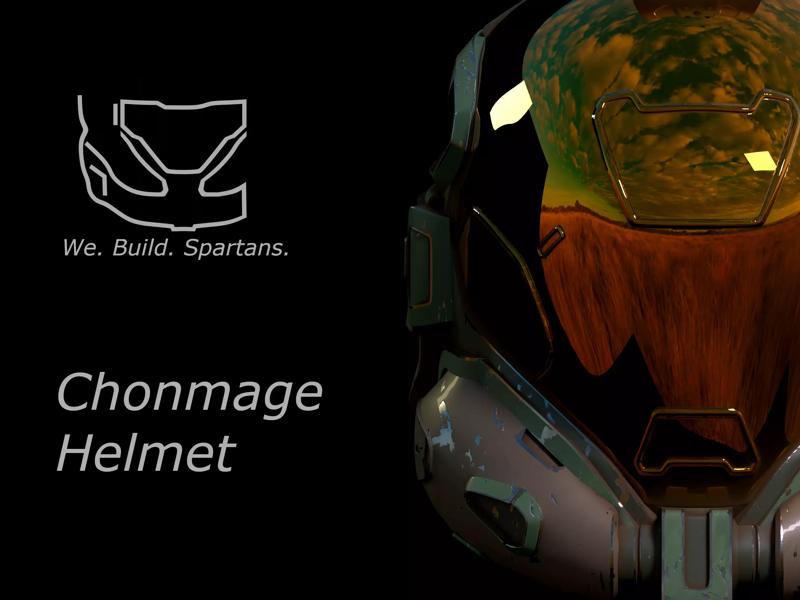 HALO Chonmage Helmet 3d print file
