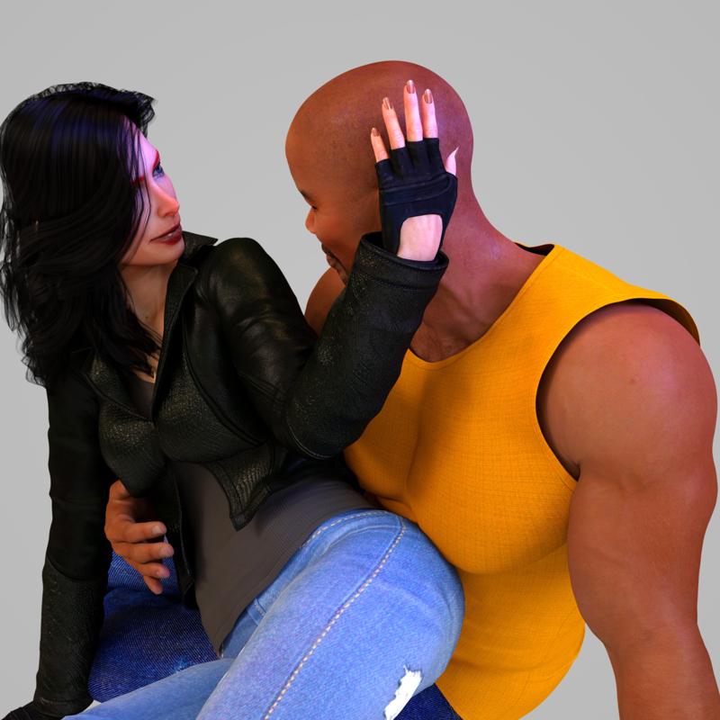 ❤️Jessica Jones X Luke Cage Statuette❤️