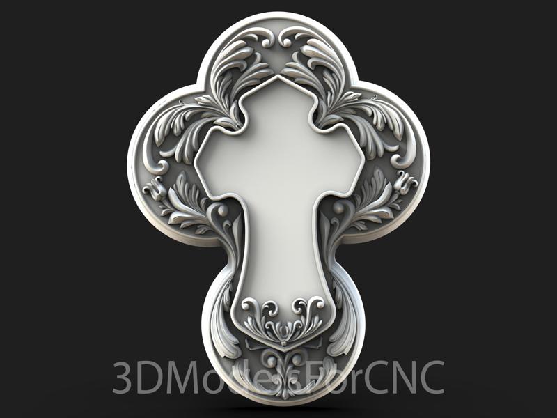 3D Model STL File for CNC Router Laser & 3D Printer Cross 2