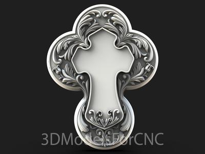 3D Model STL File for CNC Router Laser & 3D Printer Cross 2