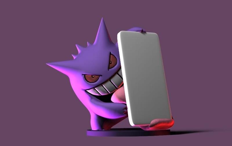 Gengar Mobile Stand! Ideal for Gamers, Otakus and Pokémon Fans
